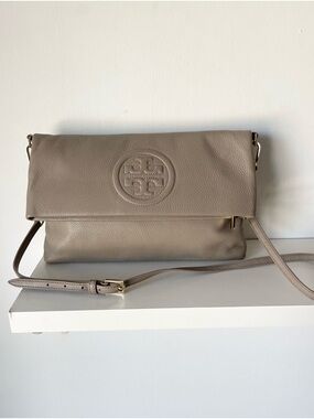 Tory Burch Taupe Crossbody Bag